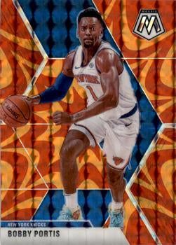 #111 Bobby Portis - New York Knicks - 2019-20 Panini Mosaic - Reactive Orange Basketball