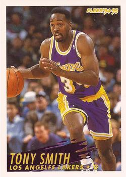 #111 Tony Smith - Los Angeles Lakers - 1994-95 Fleer Basketball