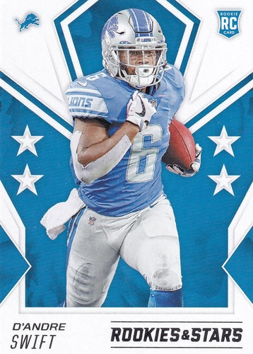#111 D'Andre Swift - Detroit Lions - 2020 Panini Rookies & Stars Football