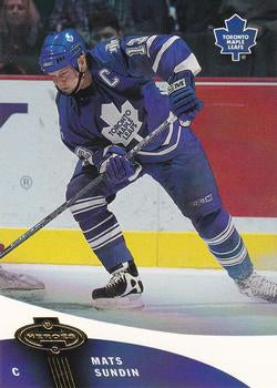 #111 Mats Sundin - Toronto Maple Leafs - 2000-01 Upper Deck Heroes Hockey