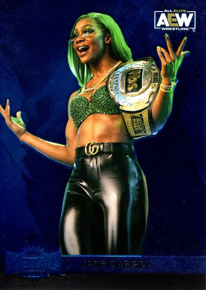 #111 Jade Cargill - 2022 SkyBox Metal Universe AEW Wrestling