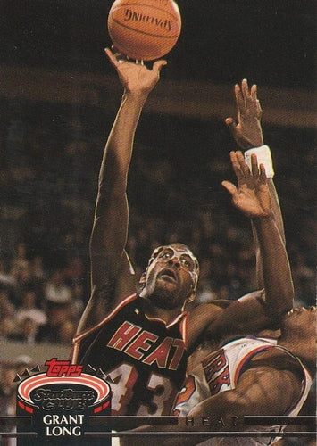 #111 Grant Long - Miami Heat - 1992-93 Stadium Club Basketball