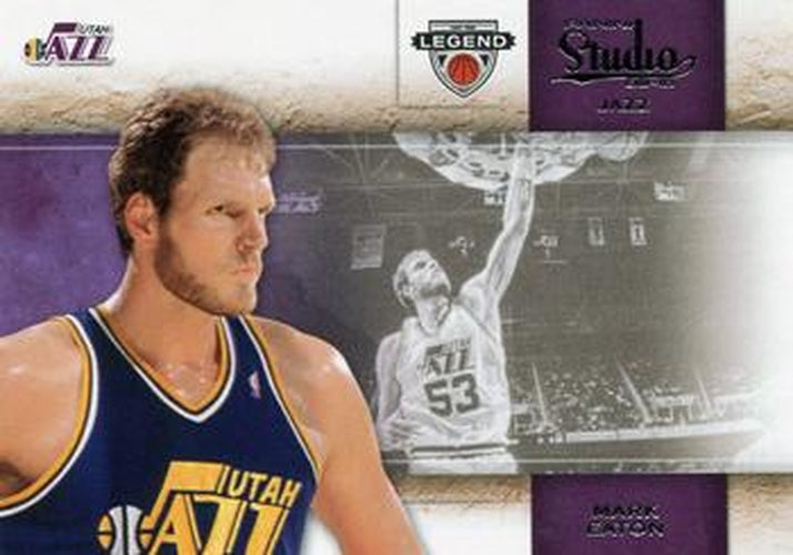 #111 Mark Eaton - Utah Jazz - 2009-10 Panini Studio Basketball