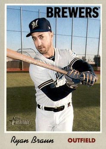 #111 Ryan Braun - Pittsburgh Pirates - 2019 Topps Heritage Baseball