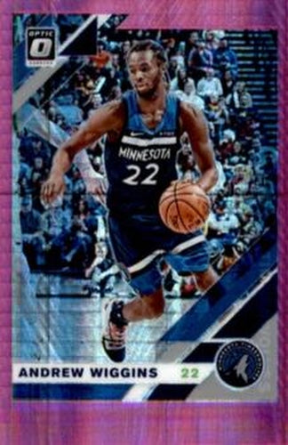 #111 Andrew Wiggins - Minnesota Timberwolves - 2019-20 Donruss Optic - Hyper Pink Basketball