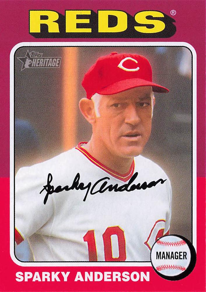 #111 Sparky Anderson - Cincinnati Reds - 2024 Topps Heritage Baseball