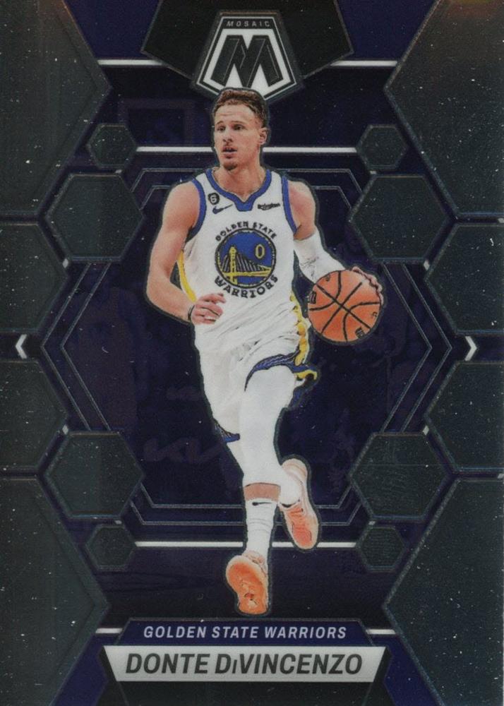 #111 Donte DiVincenzo - Golden State Warriors - 2022-23 Panini Mosaic Basketball