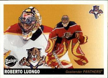 #111 Roberto Luongo - Florida Panthers - 2002-03 Upper Deck Vintage Hockey