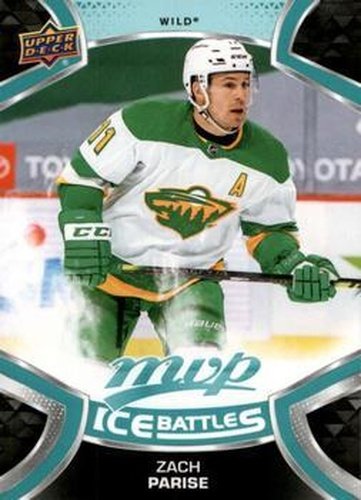 #111 Zach Parise - Minnesota Wild - 2021-22 Upper Deck MVP - Ice Battles Hockey