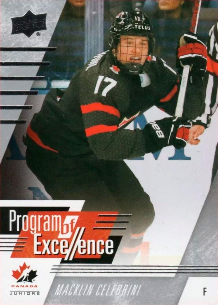 #111 Macklin Celebrini - Canada - 2024 Upper Deck Team Canada Juniors Hockey