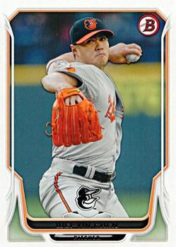 #111 Wei-Yin Chen - Baltimore Orioles - 2014 Bowman Baseball
