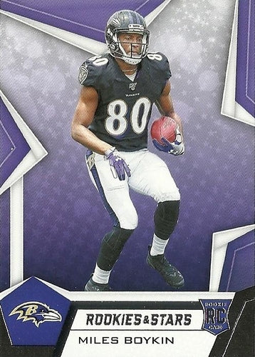 #112 Miles Boykin - Baltimore Ravens - 2019 Panini Rookies & Stars Football
