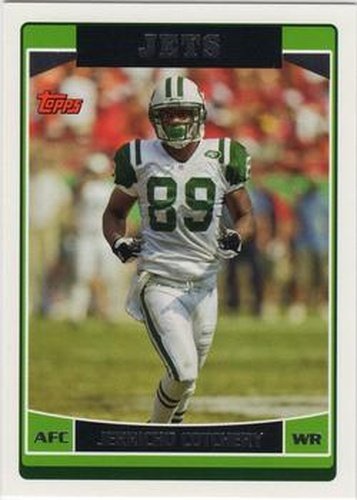 #112 Jerricho Cotchery - New York Jets - 2006 Topps Football