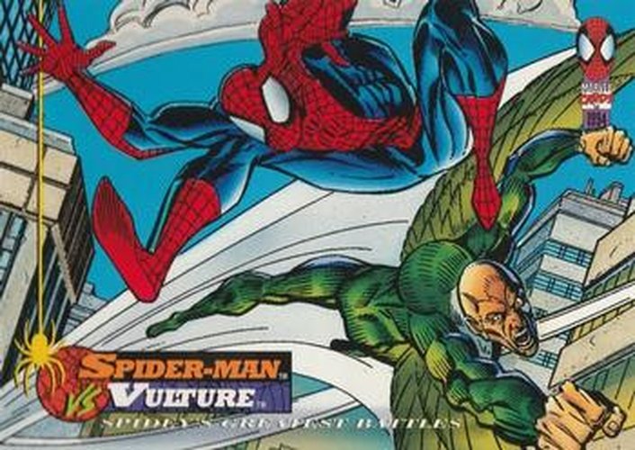 #112 Spider-Man vs. Vulture - 1994 Fleer The Amazing Spider-Man