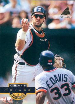 #112 Chris Hoiles - Baltimore Orioles - 1994 Pinnacle Baseball