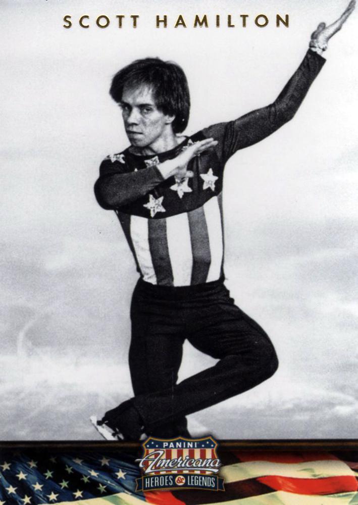 #112 Scott Hamilton - 2012 Panini Americana Heroes & Legends