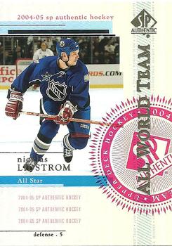#112 Nicklas Lidstrom - Detroit Red Wings - 2004-05 SP Authentic Hockey