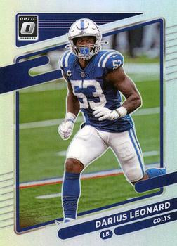 #112 Darius Leonard - Indianapolis Colts - 2021 Donruss Optic - Holo Football