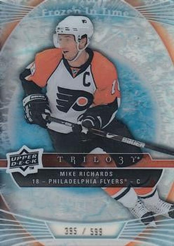 #112 Mike Richards - Philadelphia Flyers - 2009-10 Upper Deck Trilogy Hockey
