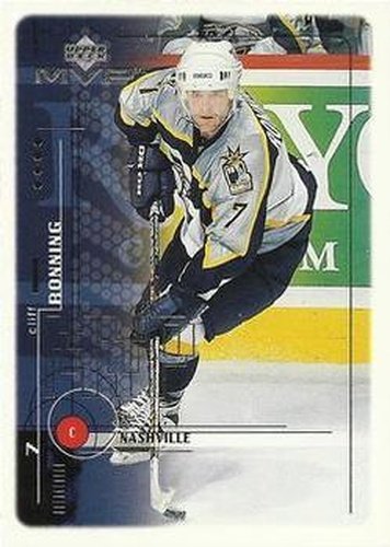 #112 Cliff Ronning - Nashville Predators - 1998-99 Upper Deck MVP Hockey