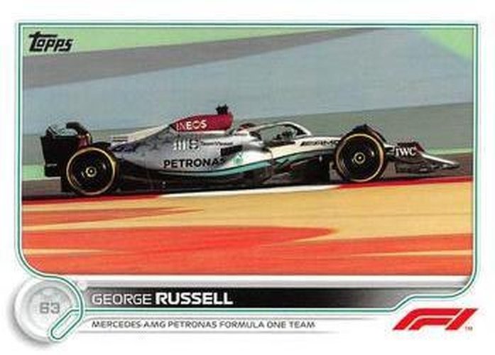 #112 George Russell - Mercedes-AMG Petronas Formula One Team - 2022 Topps Formula 1 Racing