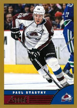 #112 Paul Stastny - Colorado Avalanche - 2013-14 Score - Gold Hockey