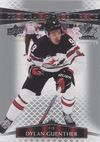 #112 Dylan Guenther - Canada - 2022-23 Upper Deck Team Canada Juniors Hockey