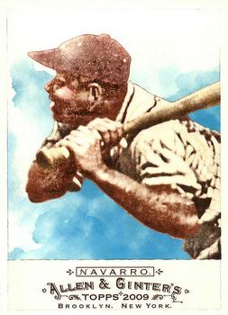 #112 Millito Navarro - Cuban Stars - 2009 Topps Allen & Ginter Baseball