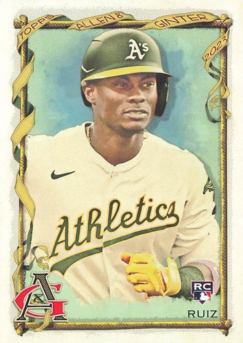 #112 Esteury Ruiz - Oakland Athletics - 2023 Topps Allen & Ginter Baseball