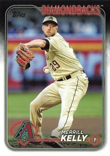#112 Merrill Kelly - Arizona Diamondbacks - 2024 Topps Baseball