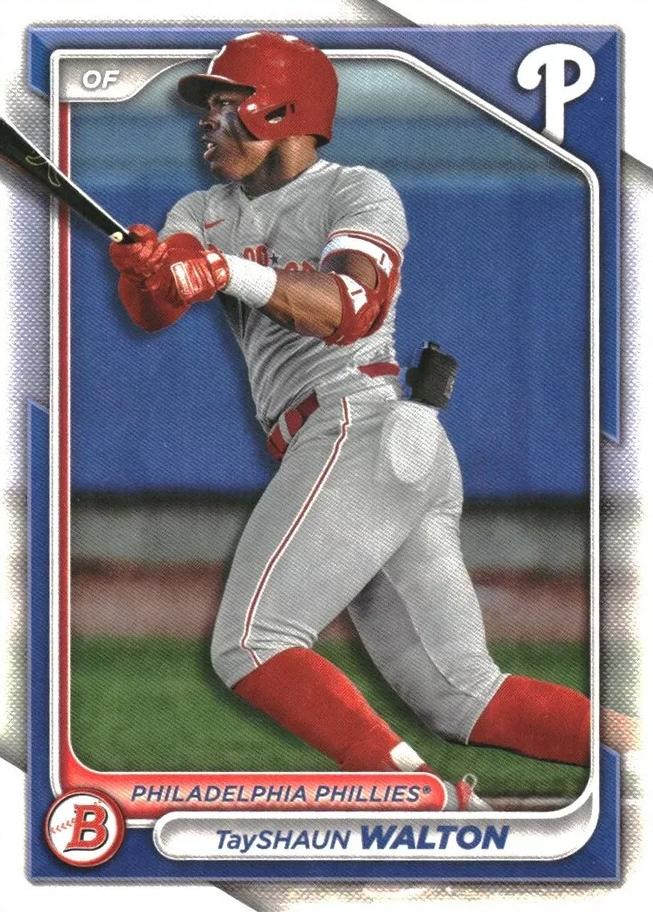 #BP-113 TayShaun Walton - Philadelphia Phillies - 2024 Bowman - Prospects Baseball