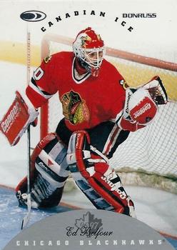 #113 Ed Belfour - Chicago Blackhawks - 1996-97 Donruss Canadian Ice Hockey