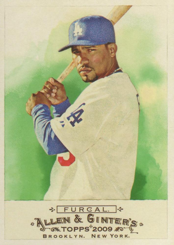 #113 Rafael Furcal - Los Angeles Dodgers - 2009 Topps Allen & Ginter Baseball