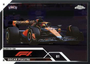 #113 Oscar Piastri - McLaren F1 Team - 2023 Topps Chrome Formula 1 Racing