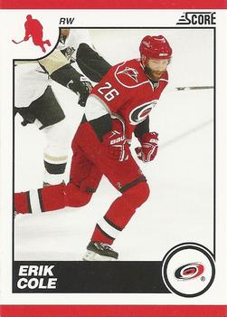 #113 Erik Cole - Carolina Hurricanes - 2010-11 Score Hockey