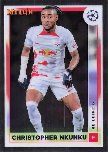 #113 Christopher Nkunku - RB Leipzig - 2022-23 Merlin Chrome UEFA Club Competitions Soccer