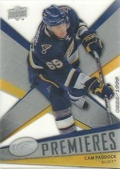 #113 Cam Paddock - St. Louis Blues - 2008-09 Upper Deck Ice Hockey
