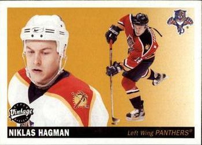 #113 Niklas Hagman - Florida Panthers - 2002-03 Upper Deck Vintage Hockey