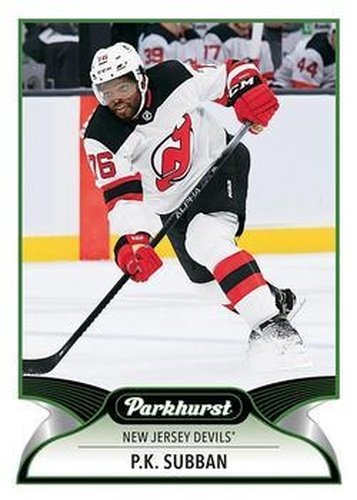 #113 P.K. Subban - New Jersey Devils - 2021-22 Parkhurst Hockey