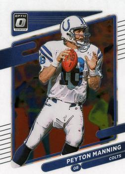 #113 Peyton Manning - Indianapolis Colts - 2021 Donruss Optic Football