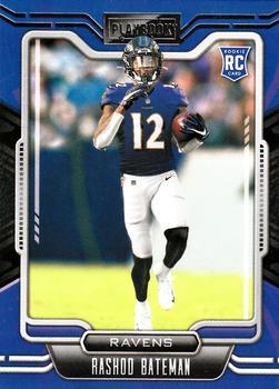 #113 Rashod Bateman - Baltimore Ravens - 2021 Panini Playbook Football