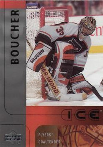 #113 Brian Boucher - Philadelphia Flyers - 2001-02 Upper Deck Ice Hockey