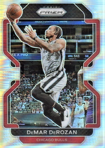 #113 DeMar DeRozan - Chicago Bulls - 2021-22 Panini Prizm - Silver Basketball
