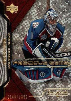 #114 David Aebischer - Colorado Avalanche - 2000-01 Upper Deck Black Diamond Hockey