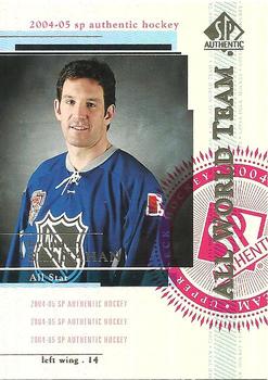 #114 Brendan Shanahan - Detroit Red Wings - 2004-05 SP Authentic Hockey