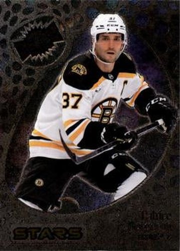 #114 Patrice Bergeron - Boston Bruins - 2022-23 SkyBox Metal Universe Hockey