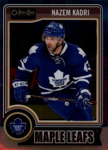 #114 Nazem Kadri - Toronto Maple Leafs - 2014-15 O-Pee-Chee Platinum Hockey
