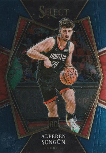 #114 Alperen Sengun - Houston Rockets - 2021-22 Panini Select - Blue Basketball