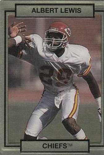 #114 Albert Lewis - Kansas City Chiefs - 1990 Action Packed Football