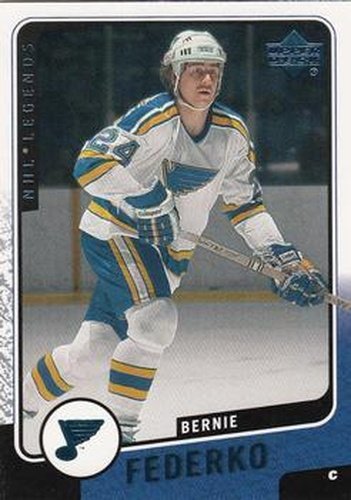 #114 Bernie Federko - St. Louis Blues - 2000-01 Upper Deck Legends Hockey